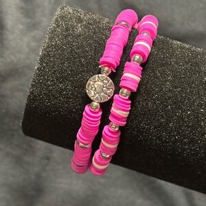 🐠 Handmade clay bead bracelet